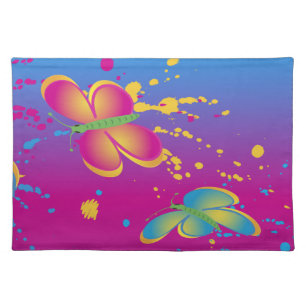 Butterfly Splash Cloth Placemat