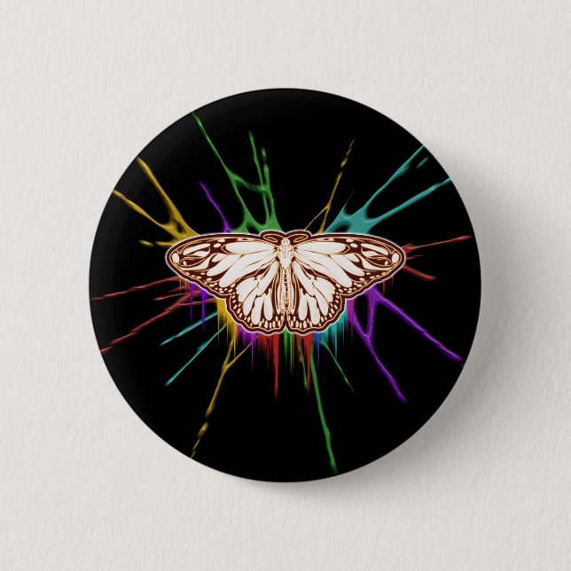 Butterfly Splat Button (Front)