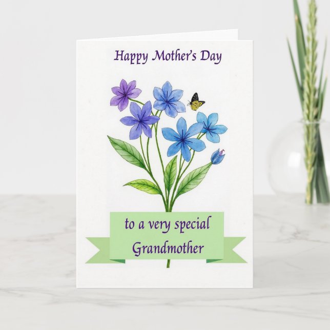 Butterfly Spring Mothers Day Card (Front)