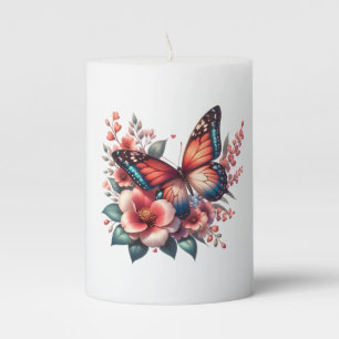 Butterfly Spring Sublimation Clipart-96284 Pillar Candle