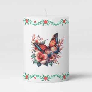 Butterfly Spring Sublimation Clipart-96284 Pillar Candle
