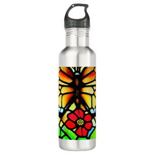 Butterfly Stainless Steel Water Bottle