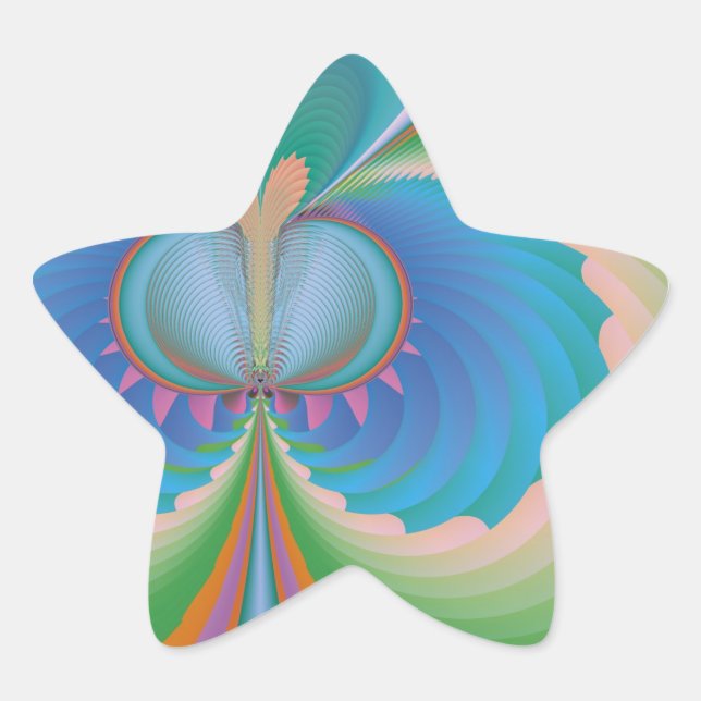 Butterfly Star Sticker (Front)