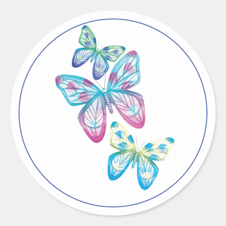 Butterfly Stickers Zazzle