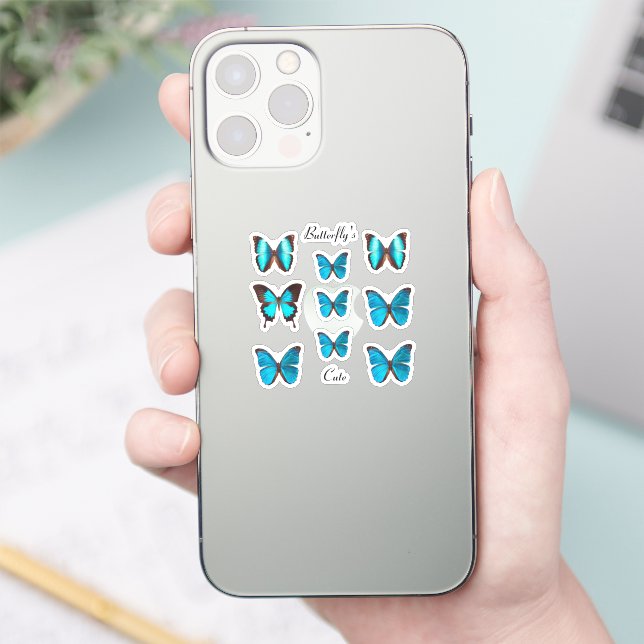 Butterfly Stickers for Back of IPhone (Phone)