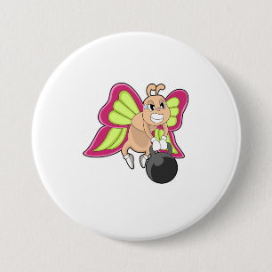 Butterfly Strength training Dumbbell Button