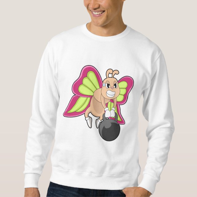 Butterfly Strength training Dumbbell Sweatshirt (Front)
