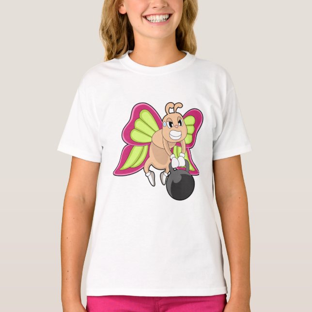 Butterfly Strength training Dumbbell T-Shirt (Front)