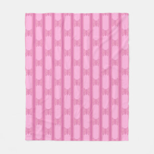 Butterfly Striped Fleece Blanket