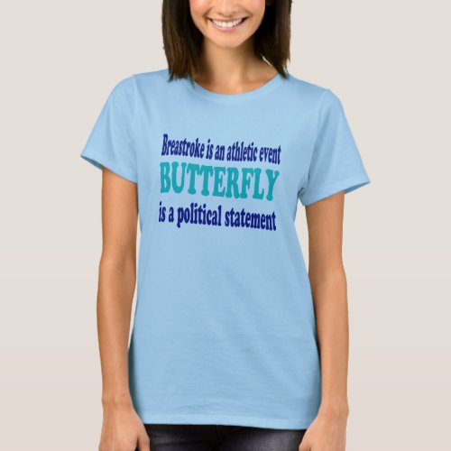 Butterfly Stroke Swim T_Shirt