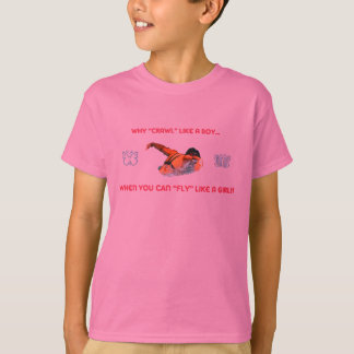 Butterfly Stroke Swim T-Shirt for Kids