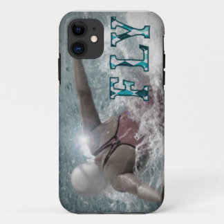 Butterfly Stroke Swimming iPhone Case