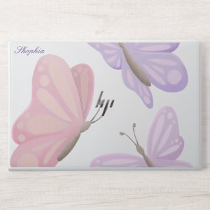 Butterfly Stylish Monogram HP Laptop Skin