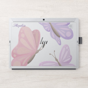 Butterfly Stylish Monogram HP Laptop Skin