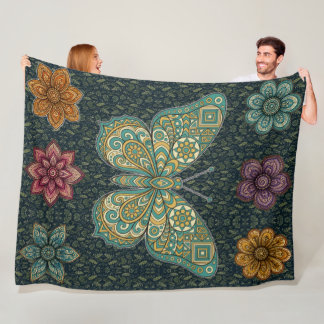 "Butterfly - Success" Fleece Blanket
