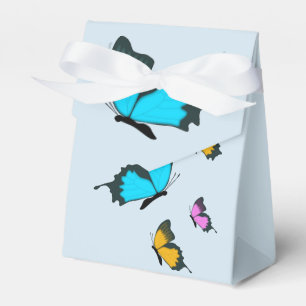 Butterfly Summer Floral Favor Box