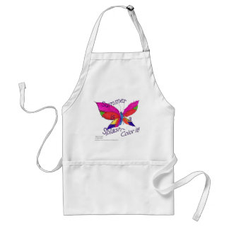 Butterfly Summer Splash Adult Apron