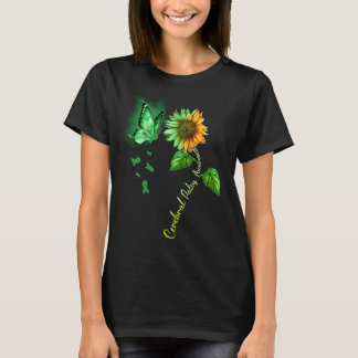 Butterfly Sunflower Cerebral Palsy Awareness T-Shirt
