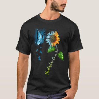 Butterfly Sunflower Huntington's Disease Awareness T-Shirt