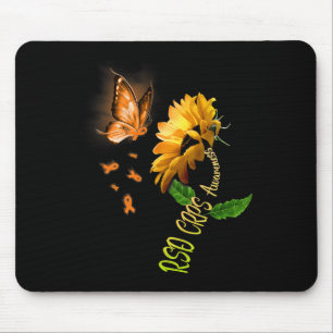 Butterfly Sunflower Rsd Crps Awareness 1 Mouse Pad