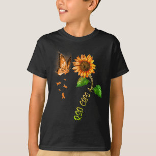 Butterfly Sunflower Rsd Crps Awareness  T-Shirt