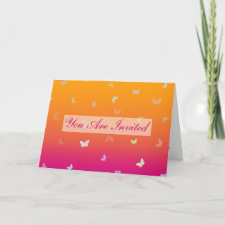 Butterfly Sunrise multi-use Invitation