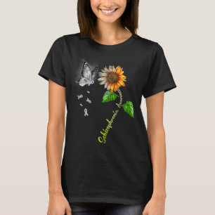 Butterfly Suower Schizophrenia Awareness T-Shirt