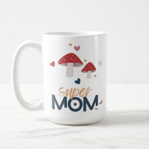 Butterfly Super MOM  Coffee Mug