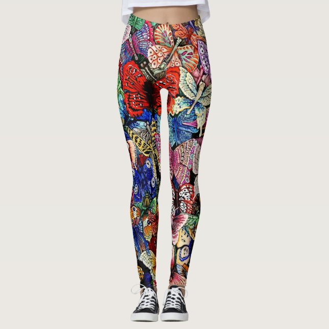 Butterfly Surprise Leggings (Front)