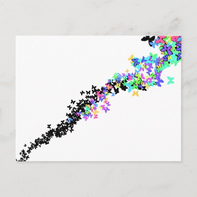 Butterfly Swarm Postcard (Front)