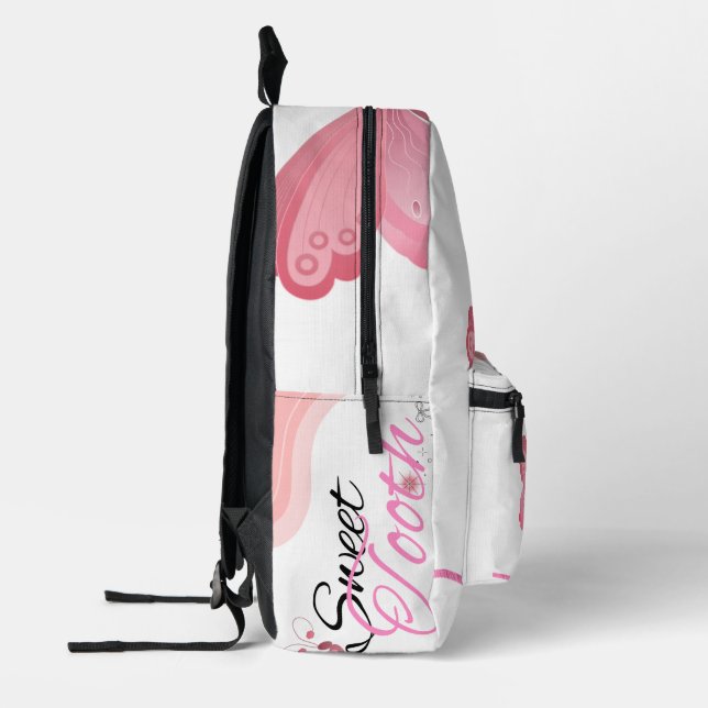“Butterfly Sweet Tooth Back to School Bag – Pink & (Left)