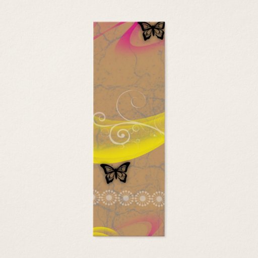 Customizable butterfly swishes business card templates