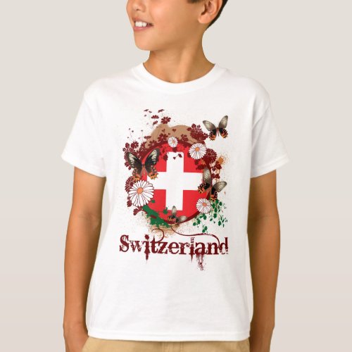 Butterfly Switzerland T_Shirt