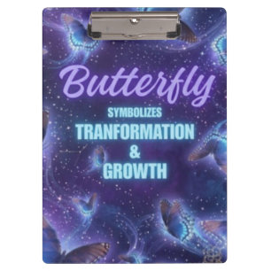 Butterfly Symbolizes Transformation Growth Cosmic Clipboard
