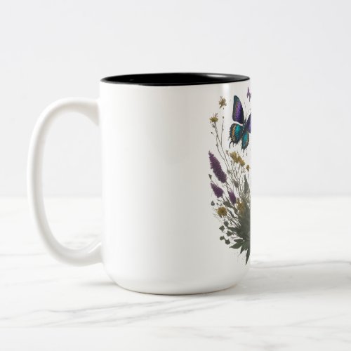 Butterfly Symphony Natures Melody Coffee Two_Tone Coffee Mug