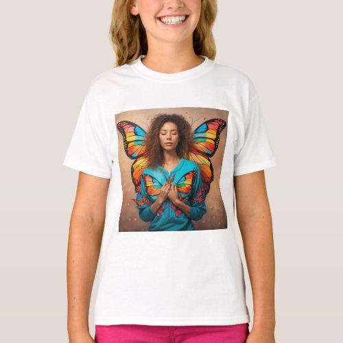 Butterfly t_shirt for girls