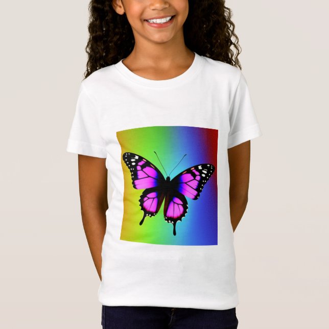 Butterfly T-Shirt Tank Top (Front)