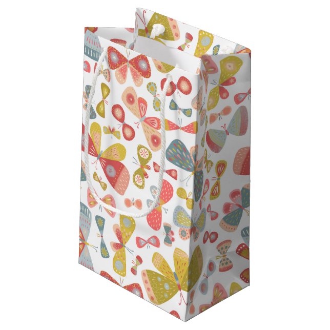 Butterfly Tango Small Gift Bag (Back Angled)