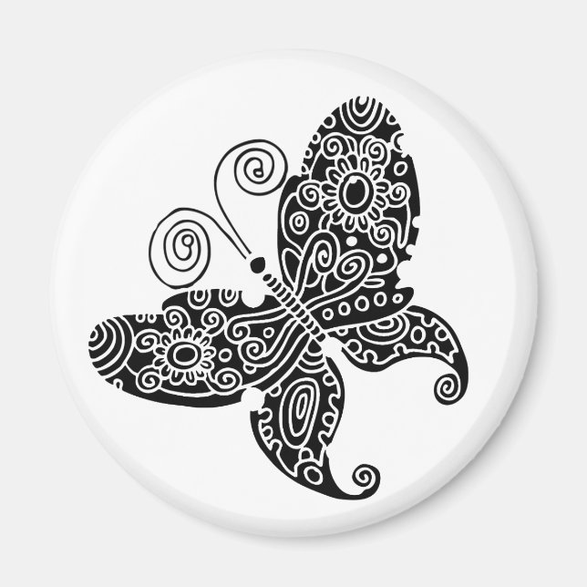 Butterfly Tattoo Magnet (Front)