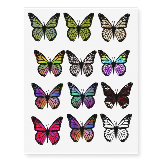 Butterfly Tattoos  2- Butterflies; Digital (Front)