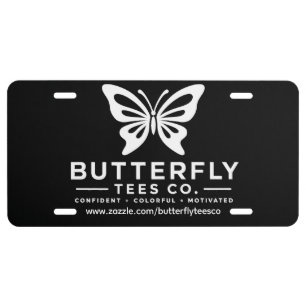 Butterfly Tees Co. 0047688-BTL6 License Plate