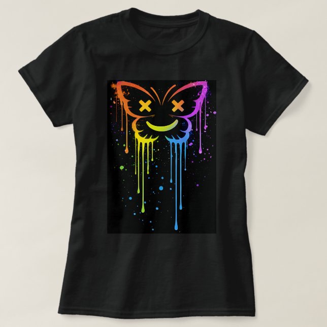 Butterfly Tees Co. Gradient Butterfly Drip 0047734 (Design Front)