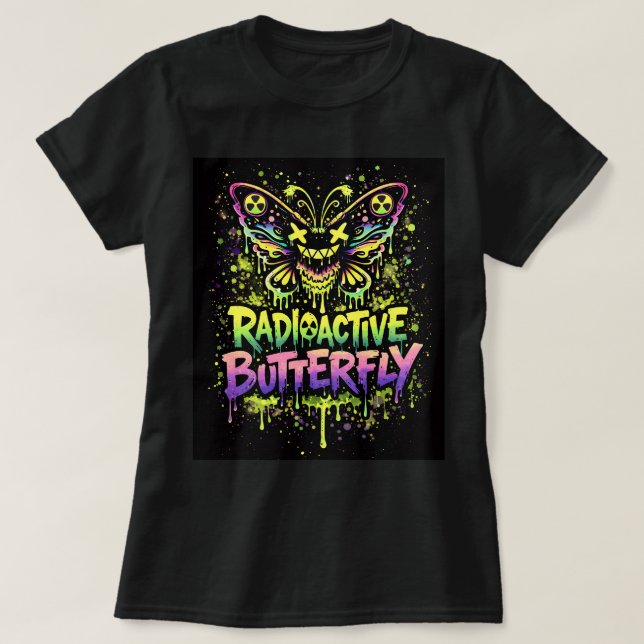 Butterfly Tees Co. Radioactive Butterfly 0047758 (Design Front)