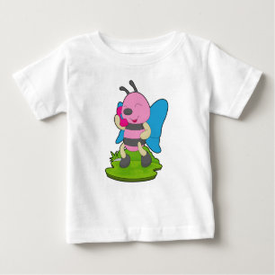 Butterfly Telephone Baby T-Shirt