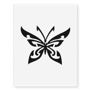 butterfly temporary tattoo