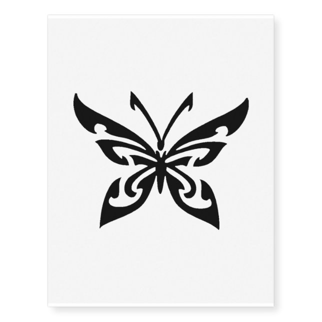 butterfly temporary tattoo (Front)