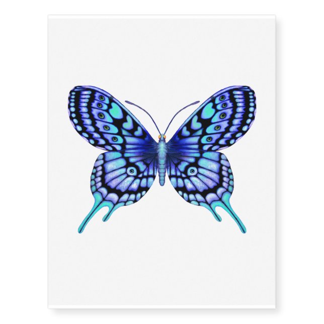 butterfly temporary tattoo (Front)