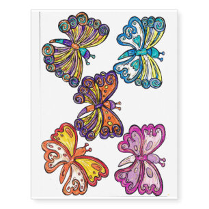 Butterfly Temporary Tattoos