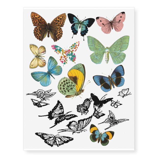 Butterfly Temporary Tattoos (Front)