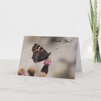Butterfly Thank You Card by pulsDesign at Zazzle